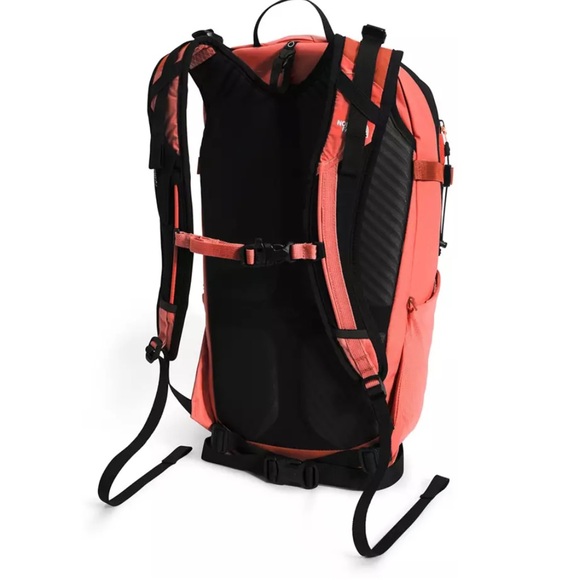 The North Face Basin 24 Blue Backpack School Hiking Travel Day Pack ORANGE NWT - Picture 3 of 7